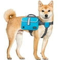 thumbnail image 7 of PetAmi Dog Backpack Saddle Bag for Medium Large Dogs, Dog Saddlebag for Dogs to Wear, Harness Saddlebag for Hiking with Reflective Safety Side Pockets, Vest Dog Pack for Camping Travel (Blue, Large), 7 of 7