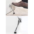 thumbnail image 2 of OGC 6"" Easy semi-Automatic Door Stops - 6 Inch Door Stopper with a Height-Adjustable Rubber (Black), 2 of 4