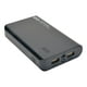 Tripp Lite Mobile Power Bank 10k mAh USB (USB) Portable 2-Port Chargeur - Power Bank - 10000 mAh - 3 A - 2 Connecteurs de Sortie - sur Câble: Micro-USB - Noir – image 2 sur 5