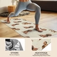 thumbnail image 4 of Dachshund Footprint Hot Yoga Mat Towel Non Slip for Hot Yoga - Quick-Drying Yoga Mat Cover with 4 Corner Pockets with Travel Bag - Hot Yoga Towel Non Slip 74"x26", 4 of 6