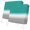 Green, variant on Outdoor Patio Cushion Covers 4 Pack Pink and Grey Ombre Patio Chair Cushion Covers with Ties and Zipper Gradient Gradual Color Waterproof Outdoor Seat Cushion Covers for Patio Furniture 20"x18"