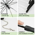 thumbnail image 6 of Dog Umbrella with Leash for Small Pets, Umbrella for Dogs Fits 20” Back Length Pets, 6 of 6