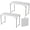 White, variant on Portable Folding Tables - Lightweight Portable Folding Desk with Adjustable Height - Small Plastic Table for TV Tray, Playing Cards, and Craft Room