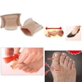 thumbnail image 2 of 2 Piezas de Silicona para Los Pie de Tubos de Cojín de Maíz Ortesi Gordo Del Pie Macarena Funda de tubo de silicona para el dedo del pie, 2 of 8