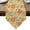 Yellow, variant on Turquoise Flowers Table Runner Linen Burlap Table Runner 36 Inches Small Country Vintage Chic Flowers Vines Dresser Scarves for Kitchen Island Coffee Dining Room Party Wedding Holiday Decor 13"x36"