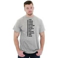 thumbnail image 5 of Beard Measure Manly Bearded Hipster Men's Graphic T Shirt Tees Brisco Brands M, 5 of 5