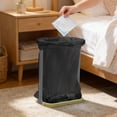 thumbnail image 4 of Cififendec Height Adjustable Trash Bag Stand, 21.2"×14.9", Foldable Lightweight Portable Garbage Holder for Camping Picnic Outdoor Travel Waste Storage, 4 of 5