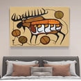 thumbnail image 4 of Untitled (Moose) Norval Morrisseau Canvas Poster Bedroom Decor Sports Landscape Office Room Decor Gift,Frame-style,08x12inch(20x30cm), 4 of 8