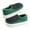 Blackgreen, variant on CHICVOMEY Women's Plush Fleece House Slippers Non-Slip Indoor Outdoor Memory Foam Slip-Ons Cozy Warm Machine Washable