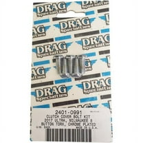 Drag Specialties 2401-0991 Clutch Cover Bolt Kit - Smooth Button Head Torx