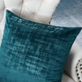 thumbnail image 4 of Home Soft Things Textured Velvet Pillow Covers (Set of 2), - Deep Teal - 26" x 26", 4 of 4