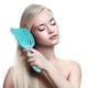 thumbnail image 2 of Cepillo para el cabello hueco Peine para masaje del cuero cabelludo Peluquería Cepillo para el cabello (Verde) Tmvgtek cuidado belleza, 2 of 9