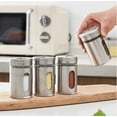 thumbnail image 1 of 4 Pieces Spice Tins with Swing Lid, Spice Jar Kitchen Spice Set, Spice Jars for Tea, Salt and Pepper, 1 of 5