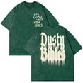 thumbnail image 2 of Josiah Queen Dusty Bibles Merch T-Shirt Cotton Wash Tee Women Men Short Sleeve Casual Crewneck Tee, 2 of 3
