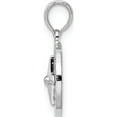 thumbnail image 2 of De-Ani Sterling Silver Rhodium-Plated Polished Mini Compass Pendant Material Primary Purity Treasure-worthy Unique Brilliant An unforgettable keepsake to treasure forever, 2 of 4