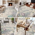 thumbnail image 5 of Turtle Coastal Area Rugs 8'x10', Washable Small Throw Rugs for Living Room Patio, Nautical Summer Beach Coral Jellyfish Rustic Indoor Outdoor Rug Non-Slip Low Pile Carpet Runner Reversible Floor Mats, 5 of 8