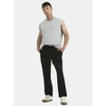 thumbnail image 2 of No Boundaries Men's & Big Men's Cotton Slub Pants, 31'' Inseam, Sizes XS-5XL, 2 of 5