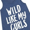 thumbnail image 3 of Instant Message - Wild Like My Curls - Toddler and Youth Girl's A-line Dress, 3 of 6