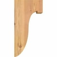 thumbnail image 3 of Ekena Millwork 5 1/2"W x 8"D x 16"H Del Monte Smooth Corbel, Western Red Cedar, 3 of 9