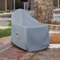 thumbnail image 5 of Covers & all Adirondack Chair Cover, 18 Oz Heavy Duty Waterproof UV & Weather Resistant All Season Protector, Outdoor Furniture Cover with Air Vents & Drawstrings (40" W x 37" D x 36" H, Gray), 5 of 6