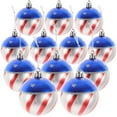 thumbnail image 1 of 12 PCS Día de la independencia Bolas colgantes de plástico Ornament Supplies, 1 of 5