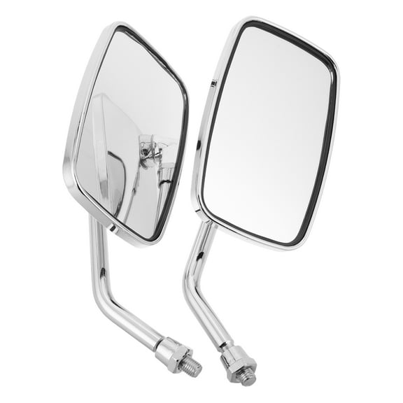 WHAMVOX 1 Pair Motorcycle Handlebar Mirrors Square Rear View Mirror Motorcycle Mirrors For Handlebar Mirrors Motorcycle Rear View Mirror Car Accessories