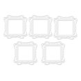 thumbnail image 1 of Paquete de 5 pegatinas de espejo de interruptor Exquisito flores patrón transparente superficie lisa efecto reflexivo autoadhesivo decoración de apartamento Advancent HA028525-00, 1 of 7