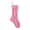Pink, variant on Christmas Stockings Cable Knit Stocking Christmas Decorations Goodie Bags Gift Fireplace Xmas Tree Stocking Ornaments for Holiday Family Friends (Burgundy, Length 18", Pack of 1)