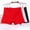 Watermelon Red, variant on Xysaqa 3 Pack Boy Shorts Women's Plus Size Cotton Underwear High Waisted Leak Proof Boyshorts Solid Color Comfy Stretch Ribbed Panties 3X 4X 5X 6X