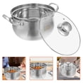 thumbnail image 4 of Multi-function Milk Pot Saucepan Covered Cooking Pot Stovetop Milk Pot Food Heating Pot, 4 of 9