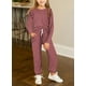 thumbnail image 2 of Conjunto camisero con volantes de manga larga para niña, conjunto de otoño, de Outfit Blibean, 2 of 5