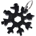 thumbnail image 1 of 18 en 1 Tournevis Multi-Outils en Acier Inoxydable Forme Flocon de Neige, 1 of 5