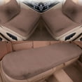 thumbnail image 3 of HOARBOEG 5 Sets Car Front Seat Cushion Soft Warm Faux Rabbit Winter Auto Seat Cover Plush Vehicle Seat Protector Pad With Non-Slip Backing Car Accessories, 3 of 5