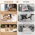 thumbnail image 6 of Patio Rocking Chair, Oversized Rocker Chair for Adult, All Weather Rocking Chair Outdoor, High Back Porch Rocker, Rocking Chairs for Garden, Backyard, Poolside,380lbs, 6 of 8