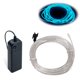 thumbnail image 2 of Tira de luces de neón MaxLax EL Wire azul hielo de 5 m con paquete de baterías, 2 of 7