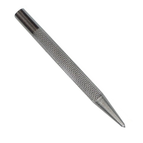 1Pc Center Punch Non-Slip Handle Tapered Punch Point Punch Locator Chisel Punch Hand Tools For Metal Wood Glass Fangkenuo