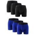 thumbnail image 3 of 6PK Performance Mens Boxer Briefs Polyester Underwear Size Small M Large XL XXL, 3 of 11