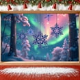 thumbnail image 6 of Snowflake Design Snowflake Banner Lighted Christmas Banner White Theme Winter Holiday Banner for Winter Party Christmas Decoration Holiday Celebration, 6 of 9