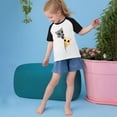 thumbnail image 4 of RXIRUCGD 2025 Vêtements d'Été pour Enfants Tout-Petits Garçons Filles Mode Mignon Col Rond Imprimé Manches Courtes Haut, 4 of 6