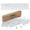 White, variant on A-M Gutter Guard Gutter Valley Splash Guards – 4 Pack White | Includes Stainless Steel Zip Screws & 1/4" Hex Bit | Bendable Aluminum Design Prevents Overflow | 22-gauge aluminum (.0275"/.7mm)