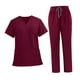 thumbnail image 4 of Conjunto de uniforme médico para mujer y hombre, suave, clásico, absorbente de sudor, uniforme de enfermería para enfermera SG, 4 of 9
