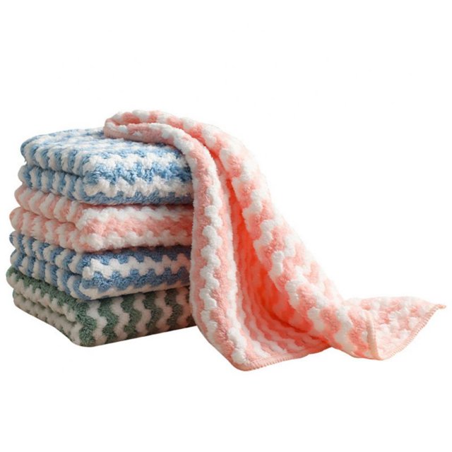 Kitchen Dish Towels, 10 Inch x 10 Inch Bulk Cotton Kitchen Towels and Dishcloths Set, 10 Pack Dish Cloths for Washing Dishes Dish Rags for Drying Dishes Kitchen Wash Clothes and Dish Towels