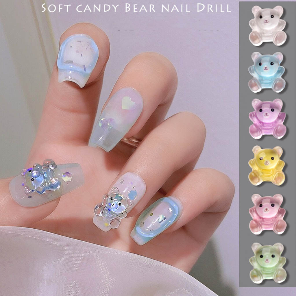 95+ Cute Gummy Bear Nail Designs and Art Ideas