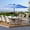 Blue, variant on EastVita 13 FT Double Sided Rectangle Patio Market Umbrella Heavy Duty Waterproof and Windproof Umbrella for Poolside Lawn and Backyard Blue