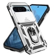 thumbnail image 2 of Fashion Case with Holder Stander Kickstand Drop Resistant Shockproof Case For Google Pixel 9 Pro (6.3inch) /  For Google Pixel9 (6.3inch), 2 of 9
