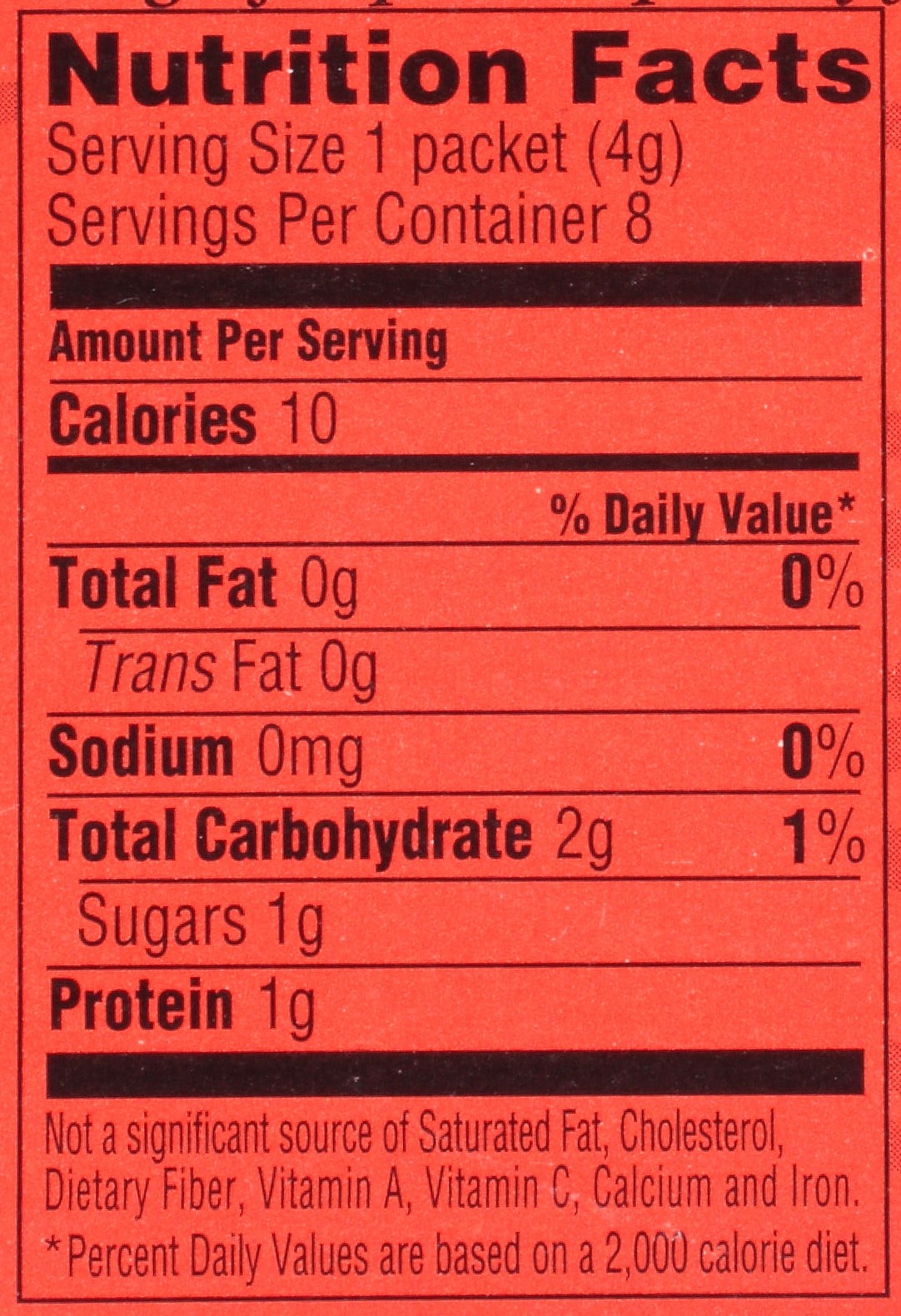 Herb-Ox Sodium Free Granulated Beef Bouillon, 8 Ct, 1.1 Oz