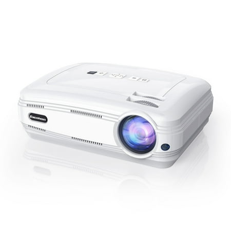 Excelvan BL-59 Android 6.0 3200 Lumens 1280*768 200 Inch Multimedia Projector Support Red&Blue 3D 1080P WiFi Bluetooth 1G+8G ATV For Home Theater Game Outdoor