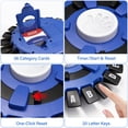 thumbnail image 4 of Word Game Family Board Games for Kids & Adults, 24 Letters Pressing Games, Fast-Paced Family Board Game for Learning Party Interactive, Blue, 4 of 7