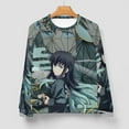 thumbnail image 3 of Demon Slayer Tokito Muichiro Mens Crew Neck Sweatshirt 3D Printing Fall Clothes Long Sleeves Fashion Blouse Top Casual Pullover Sweater 3XL, 3 of 7