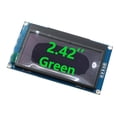 thumbnail image 2 of Seitruly Módulo OLED SSD1309 Módulos de pantalla con autoiluminación Pantalla portátil de sobremesa Ajuste práctico Pantallas LED pequeñas Electrónica Verde 4 pines, 2 of 6